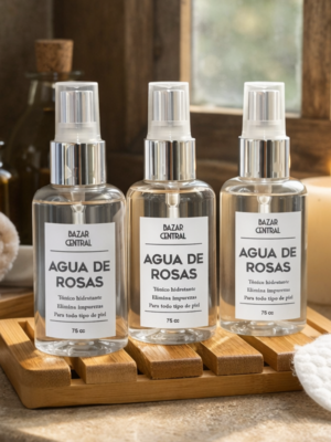AGUA DE ROSAS ORGÁNICA TÓNICO