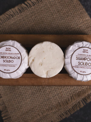SHAMPOO Y ACONDICIONADOR SÓLIDO