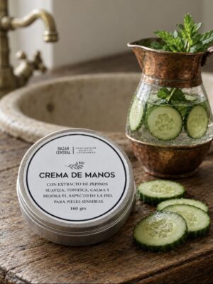 CREMA DE MANOS DE PEPINOS