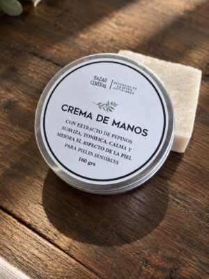 CREMA DE MANOS DE PEPINOS